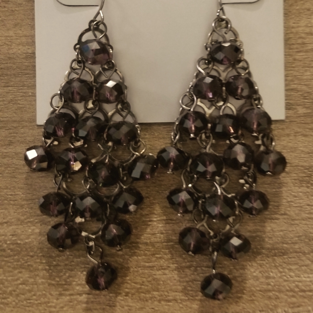 ⚡Pretty purple earrings
